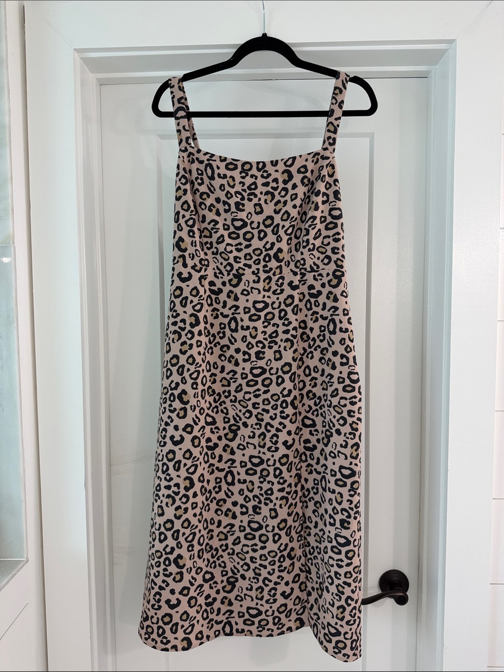 NWT sanctuary Leopard Print Slip Dress in Taupe and Black